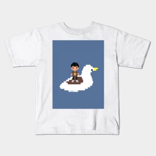 Boy on a Swan Kids T-Shirt